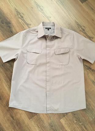 Треккинговая брендовая серая мужская рубашка george4 фото