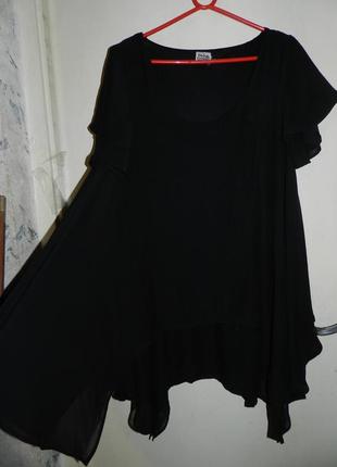 Шикарное,асимметричное,многослойное платье-туника,twist&tango8 фото