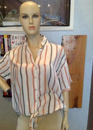 Натуральная рубашка - узел бренда tu, р. 58-60