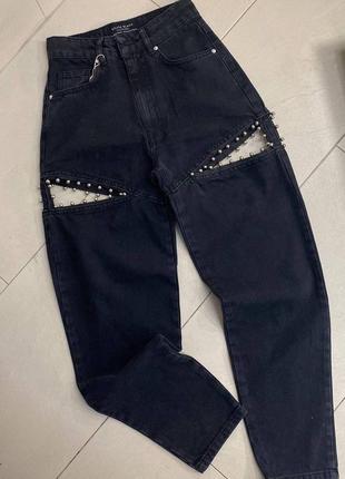 Модные рваные джинсы люкс новинка9 фото