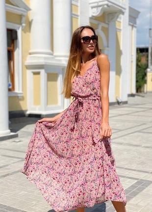 Шикарне плаття 👗 ошатне сарафан шифон люкс якість