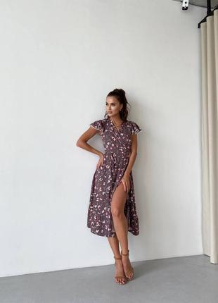 Віскоза ошатне плаття довге 👗5 фото