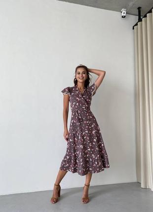 Віскоза ошатне плаття довге 👗3 фото