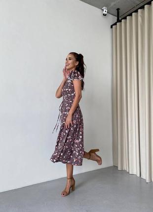 Віскоза ошатне плаття довге 👗4 фото