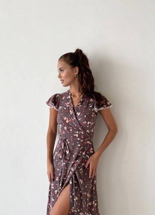 Віскоза ошатне плаття довге 👗8 фото