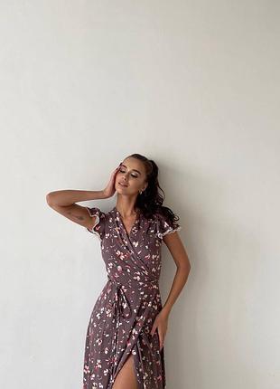 Віскоза ошатне плаття довге 👗7 фото