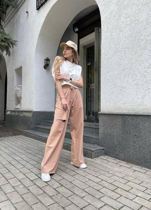 Костюм спортивний штани труби і майка люкс якість