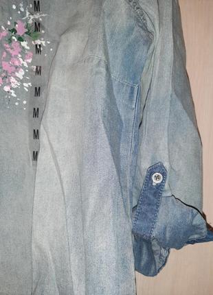 Чумовая джинсовая рубашка. лиоцелл. сша. оригинал. р укр 44-507 фото