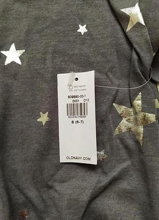 Трикотажна кофта, реглан, лонгслив old navy для дівчинки 2
