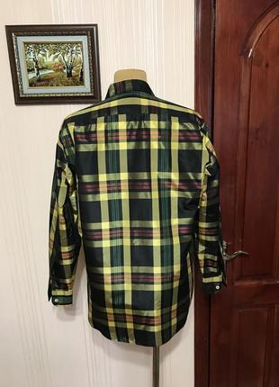 Винтажная рубашка из шелка премиум класса,италия5 фото