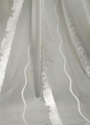 Розпродаж тюль шифон з візерунком, тюль шифон с узором