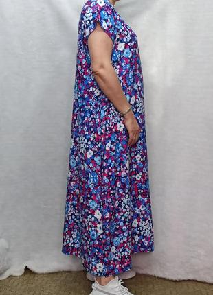 Штапельное платье 3