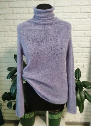 Шикарний светр з кидмохера, мериноса і люрексу2 фото