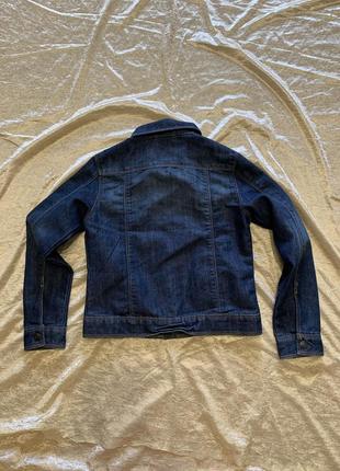 Стильний джинсовий піджак з красивою варінням куртка name it на 7-8 років.3 фото