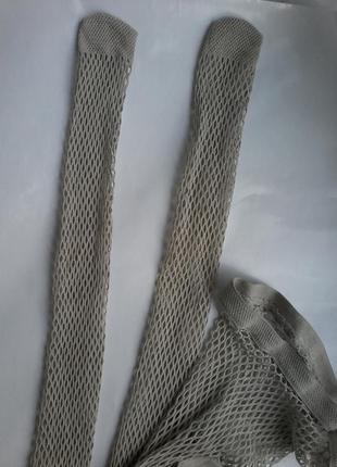 Колготки сіточка бежева