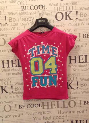 Яркая стильная футболка на 9-10 лет