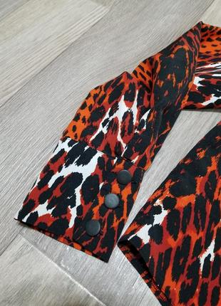 Леопардова блуза сорочка оверсайз5 фото