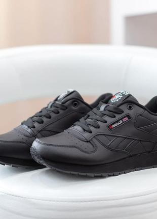 Женские кроссовки reebok calssic black