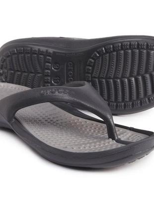 Босоножки шлепки шлепанцы женские мужские кроксы crocs gomma black smoke relaxed fit 10024-05m