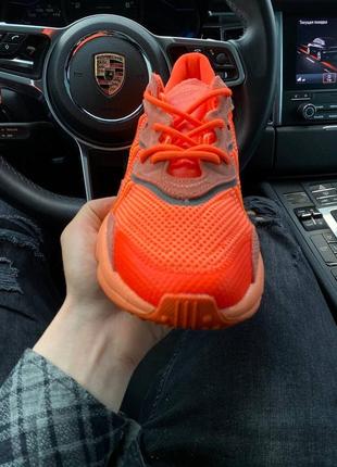 Мужские кроссовки adidas ozweego orange5 фото