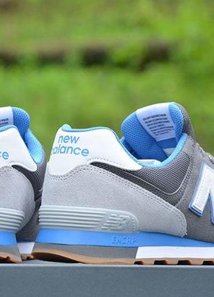 Оригинал new balance кроссовки мужские 574 essentials ml574skc нью беланс7 фото