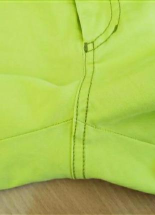 Джинсы брюки яркие стрейчевые жёлтые летние6 фото