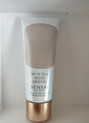 Sensai солнцезащитный крем для тела spf 30