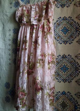 Кружевное платье