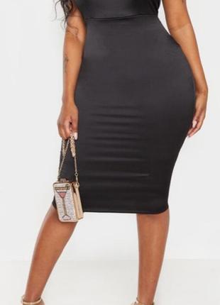 Платье миди черное prettylittething