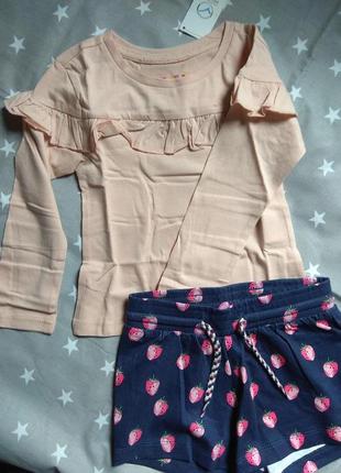 Комплект блуза шортики 🍓🍓 3