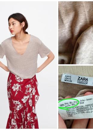 100% льон фірмова лляна базова футболка