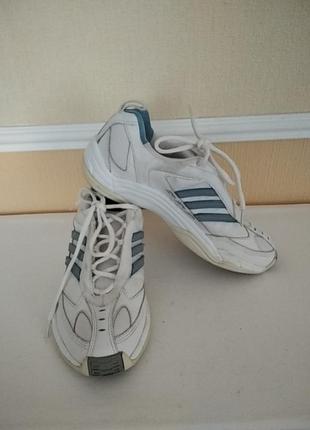 Кожанные кроссовки adidas