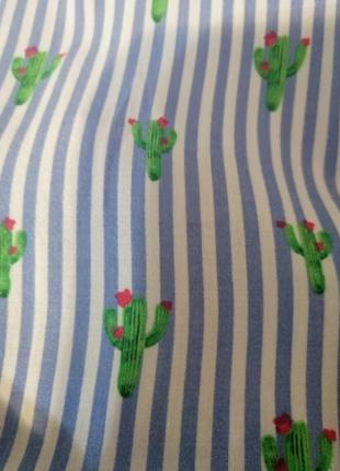 Тоненька блуза з кактусами7 фото