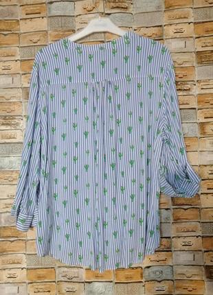Тоненька блуза з кактусами8 фото