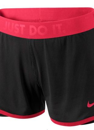 Жіночі сітчасті шорти nike для тренінгу 2 в 1.
