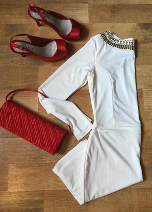 Вечірня біла сукня river island розмірuk12(eur 38).