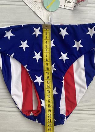 Двусторонние плавки bikini lab американский флаг5 фото