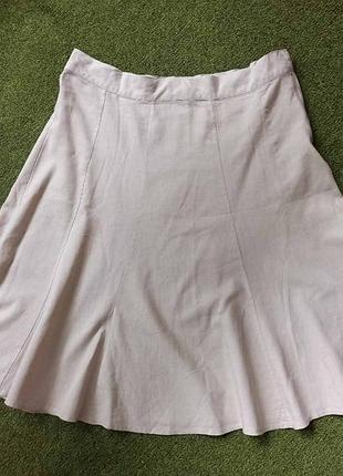Юбка натуральная миди 14