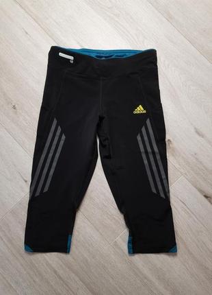 Спортивные компрессионные капри бриджи adidas s оригинал3 фото