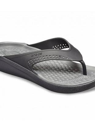 Вьетнамки мужские crocs literide flip 205182-0dd
