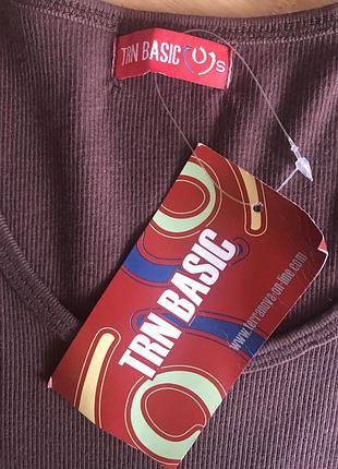 Базова майка в рубчик terranova