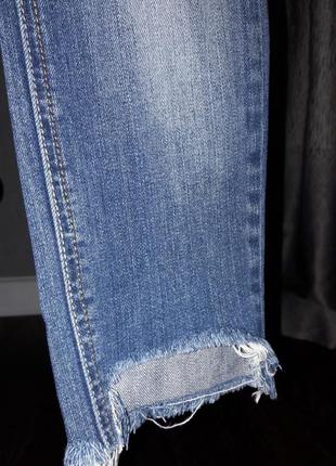 Рваные джинсы zara.7 фото