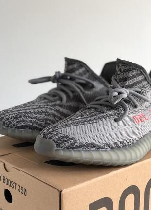 Adidas yeezy boost 350 v2 "gray zebra"!!!10 фото