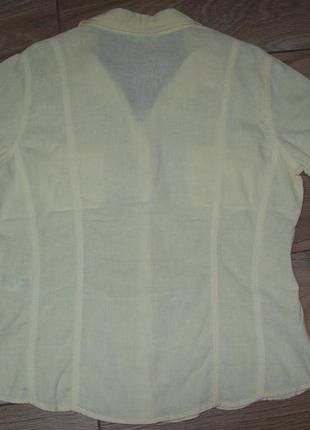 Блуза рубашка лен9 фото