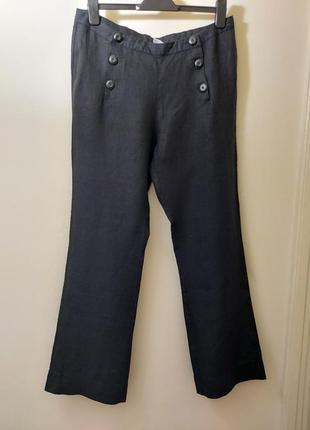Штани льон/ miss captain trend