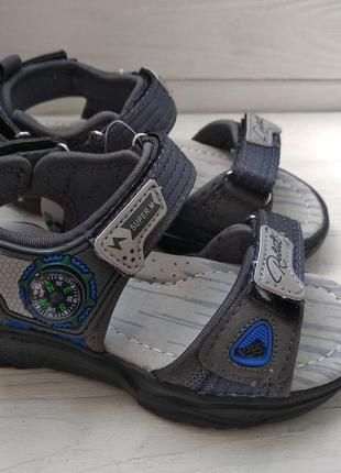 Открытые босоножки с кожаной стелькой и супинатором р.28, 29