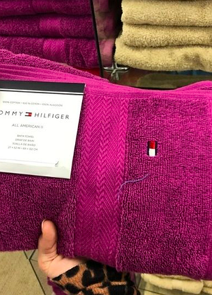 Полотенце махровое tommy hilfiger для рук - 41 см * 66 см. 100% хлопок. оригинал разные цвета7 фото