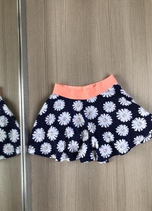 Спідничка літо принт квіти