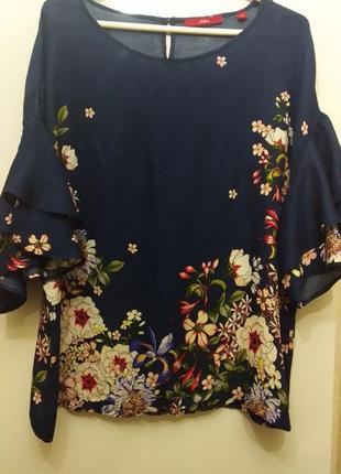 Распродажа !женская блузка с коротким рукавом бренда s.oliver.3 фото