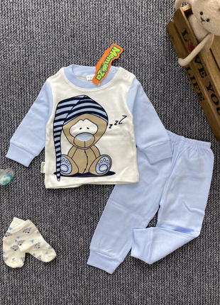 ✔ шикарный ясельный костюм- можно использовать как пижамку или как костюм!